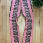 1998 Hysteric Glamour Snake Print Pink Slim/Skinny Denim