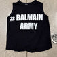 2010s Balmain ‘Army’ Cutoff Tank Top