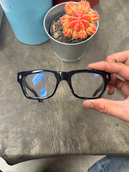 Chrome Hearts ‘Crypdic’ 925 Silver Cross Prescription Frames