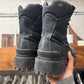 AW2022 Balenciaga Distressed Black Canvas ‘Strike’ Combat Boots