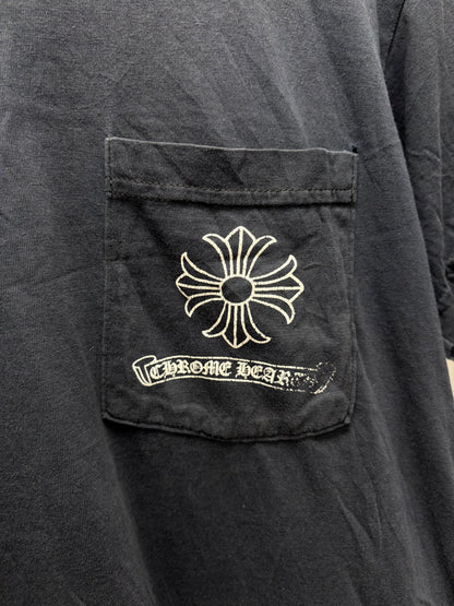 Chrome Hearts ‘Scroll Dagger’ Vintage Black Graphic T-Shirt