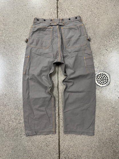 Kapital ‘Double Knee’ Buckle-Back Carpenter Denim