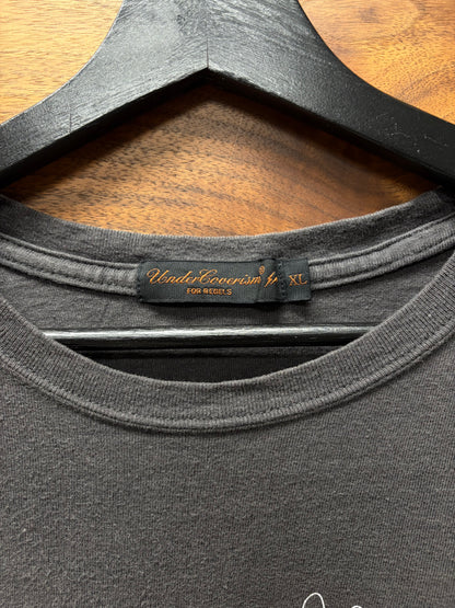 2000s Undercover x Fragment ‘Bug Motif’ Faded Grey Graphic T-Shirt