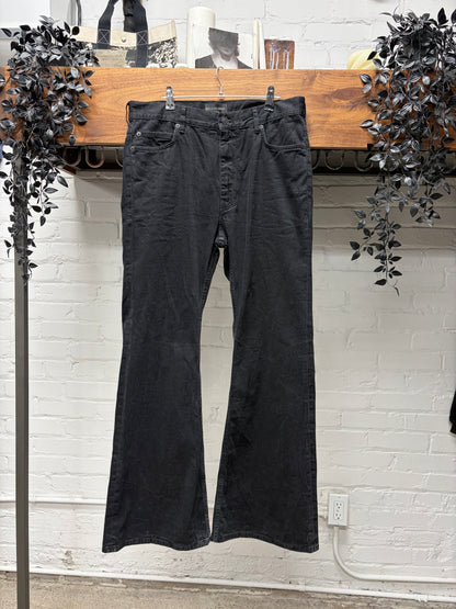 2023 Balenciaga Flared Leg Black Bootcut Denim