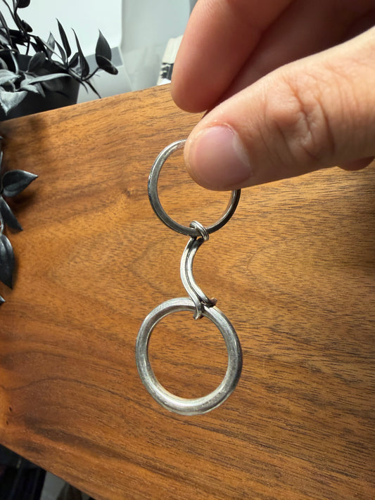 Werkstatt:Munchen ‘Interconnected’ 925 Silver Double Ring