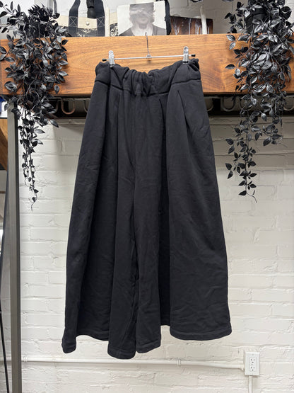 Yohji Yamamoto S’yte Sarousel Wide Leg Black Shorts