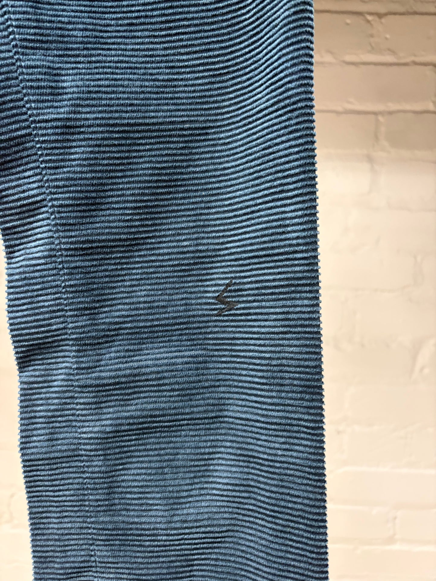 Undercover AW05 “Arts and Crafts” Blue ‘Patti Smith’ Bolt Corduroy Skinny Pants