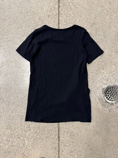 Yohji Yamamoto Panelled Purple Cutout Shirt