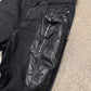 SS2020 Rick Owens ‘Collapsed Pocket’ Waxed Black Denim