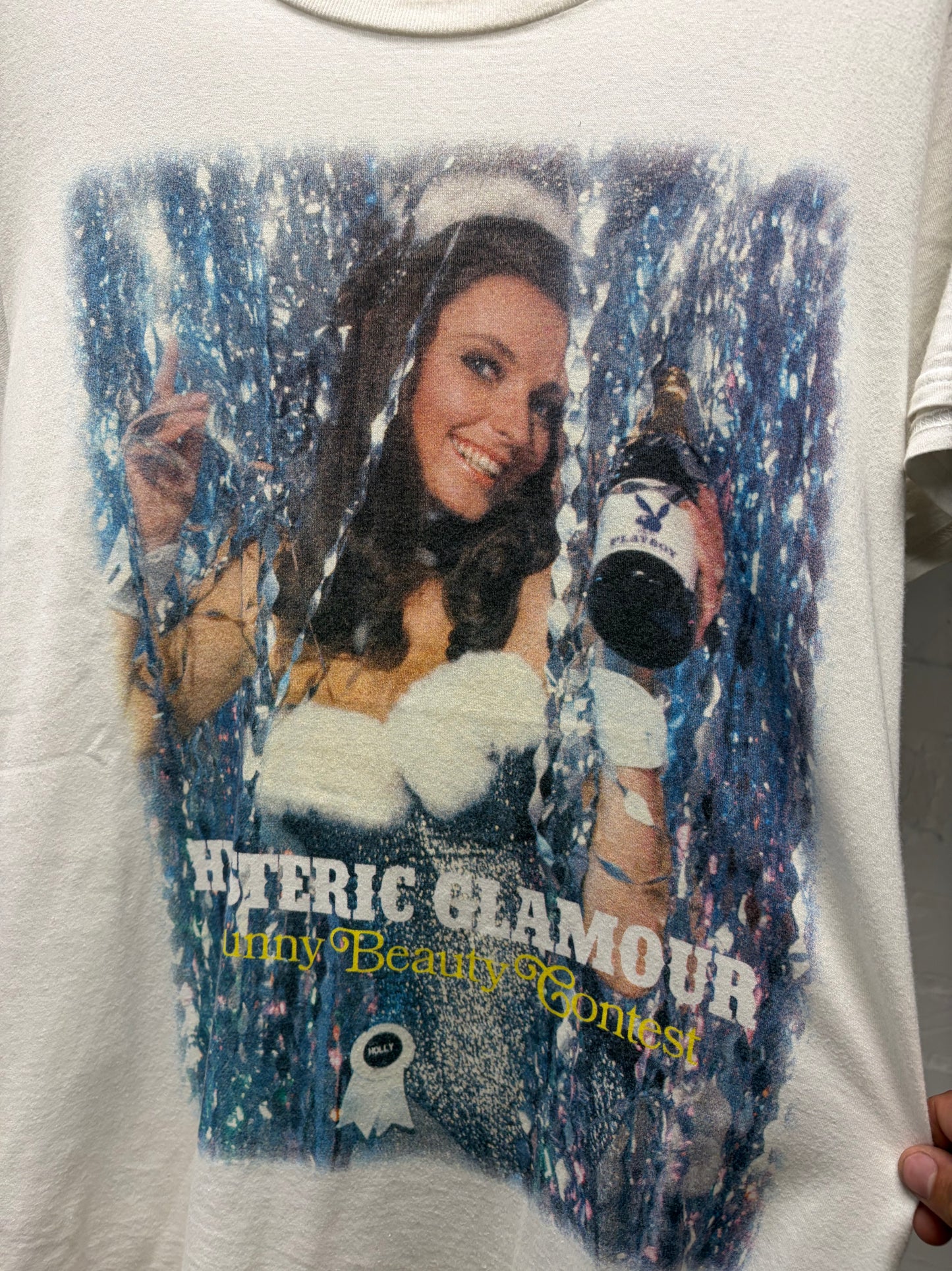 Hysteric Glamour ‘Playboy Beauty Contest’ White Graphic T-Shirt