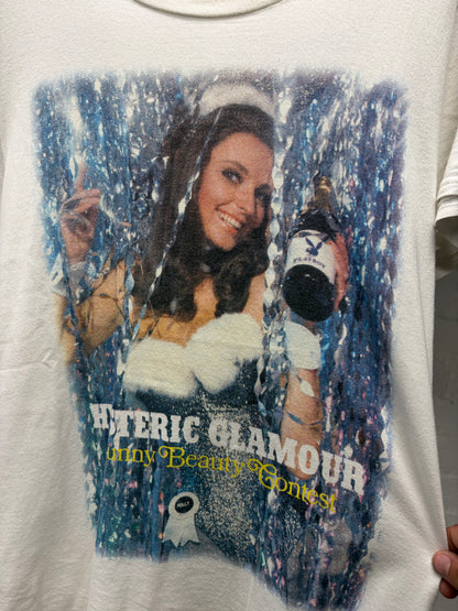 Hysteric Glamour ‘Playboy Beauty Contest’ White Graphic T-Shirt