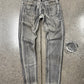 SS2010 Rick Owens ‘Gravel’ Geometric Grey Slim/Skinny Denim