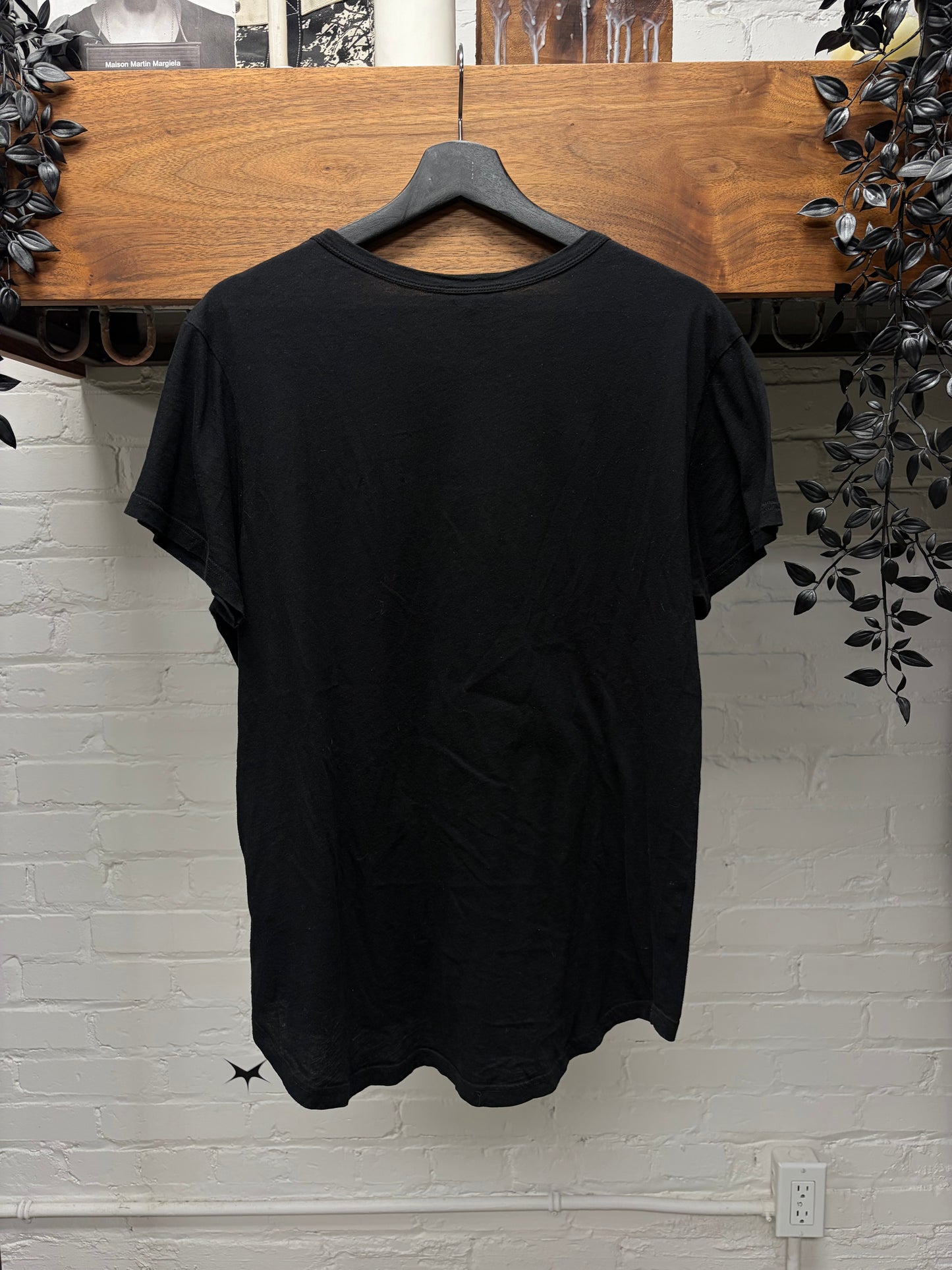 Ann Demeulemeester ‘Je Ris’ Black/White Script T-Shirt