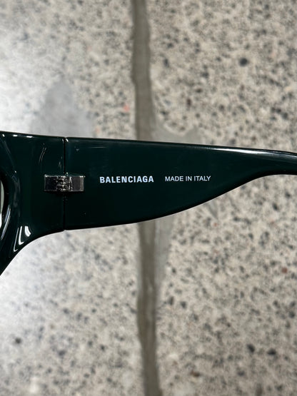 Balenciaga ‘Cat Eye’ Green Sunglasses