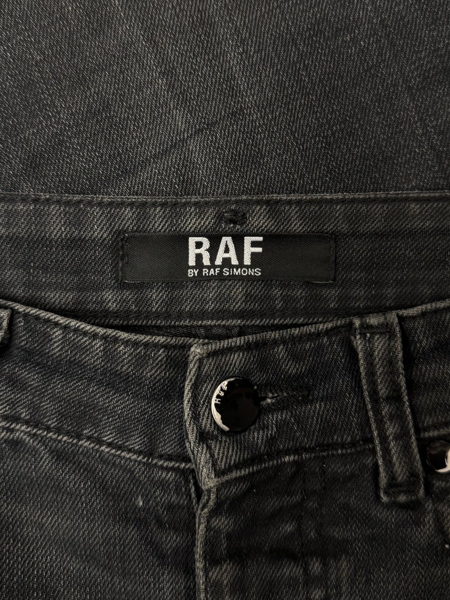 RAF by Raf Simons Black Slim/Skinny Denim