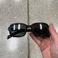 Prada Tortoiseshell Boxy Rectangle Sunglasses