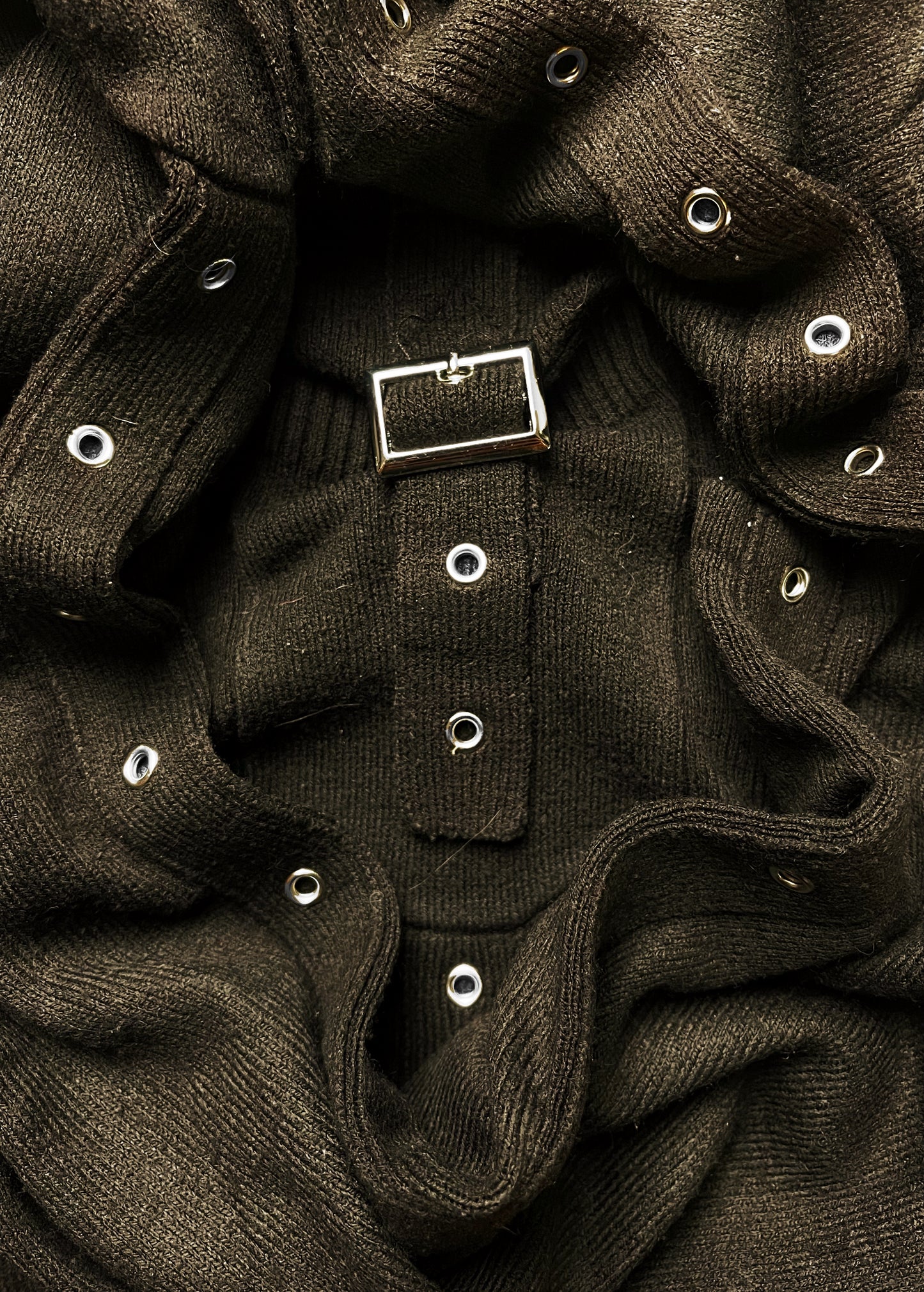 Autumn Winter 2011 Gucci Bondage Strap Wool Turtleneck Sweater