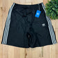 Balenciaga x Adidas Baggy Black Oversized Drawstring Shorts