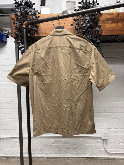 2017 Louis Vuitton x Fragment Military Inspired ‘Badges’ Collared Shirt