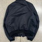 Burberry MA-1 Down Filled Black Nylon Bomber Jacket