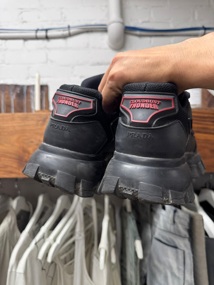 Prada ‘Cloudburst Thunder’ Black Platform Sneakers