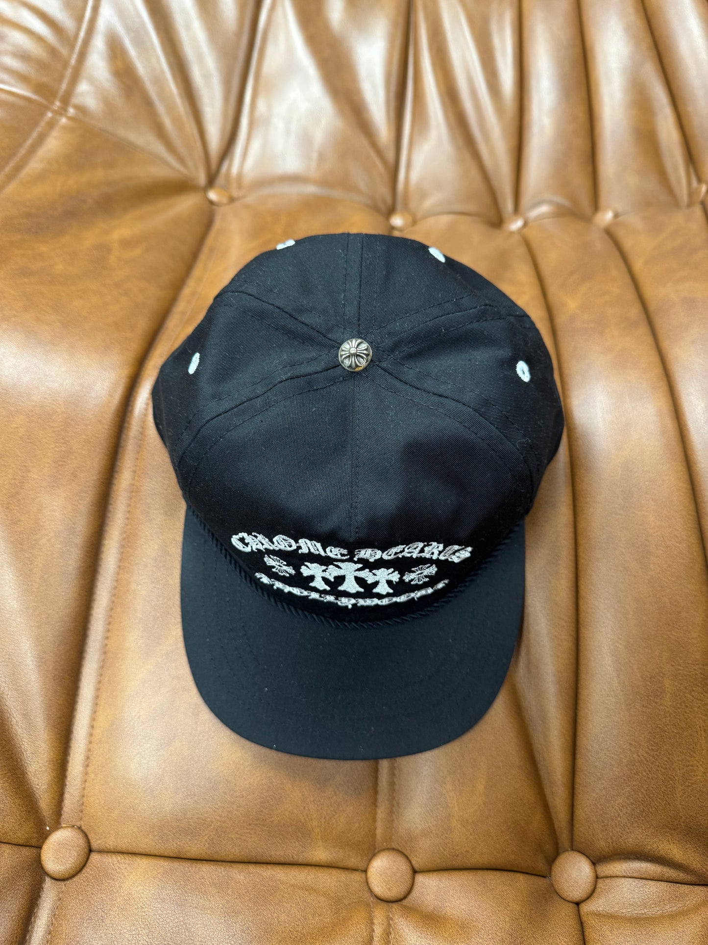 Chrome Hearts ‘King Taco’ Hollywood Black Cemetery Trucker Hat
