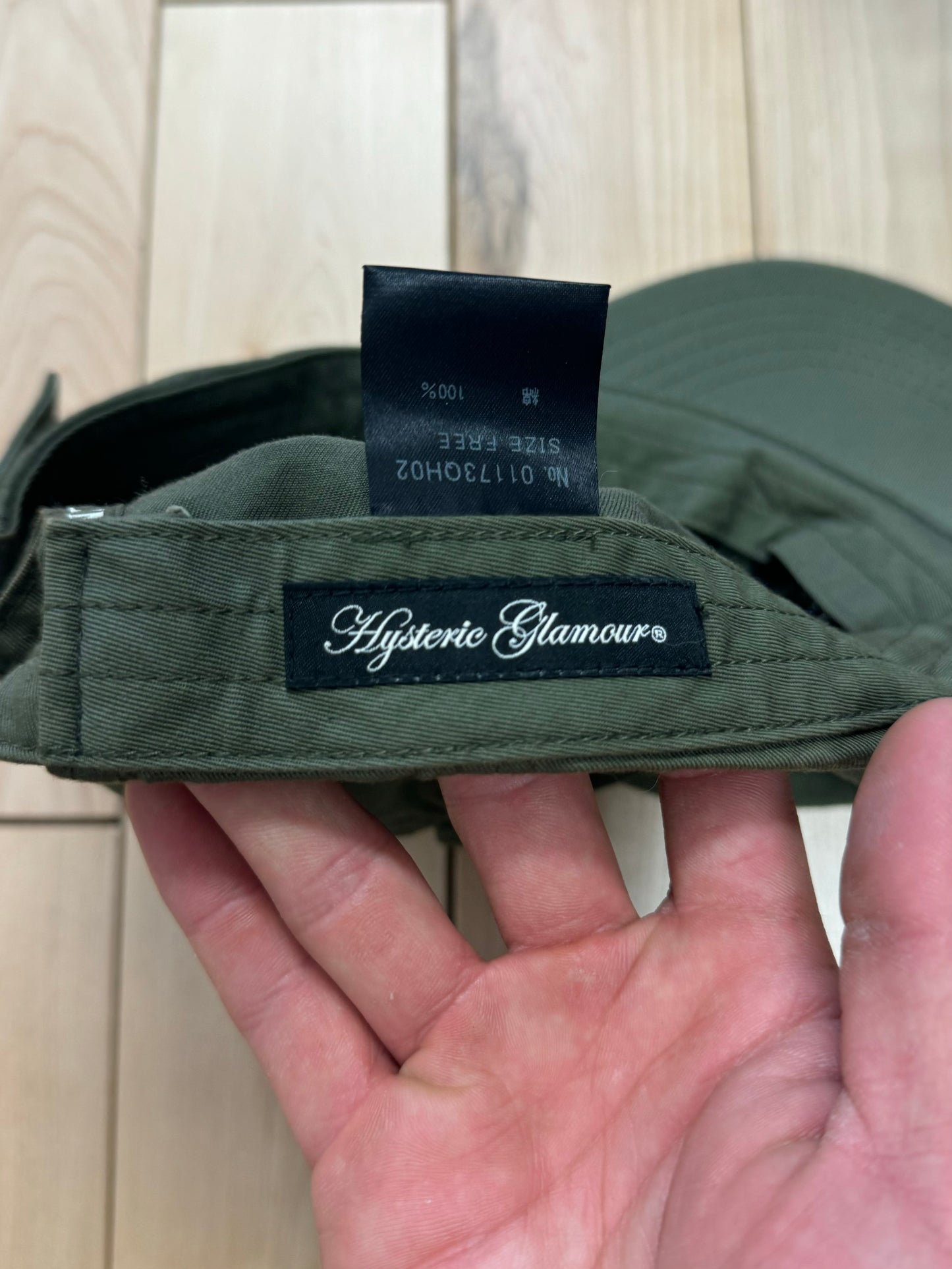 Hysteric Glamour ‘Army Green’ Strapback Hat