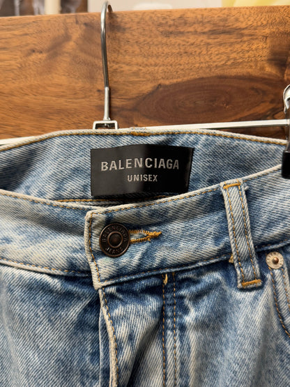 AW2024 Balenciaga ‘Cut Up’ Double Waisted Denim