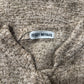 Issey Miyake ‘Shag’ Cropped Brown Wool Cardigan