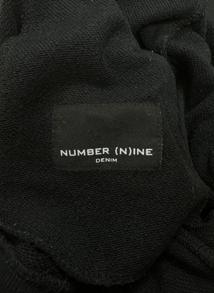 Number (N)ine ‘Music Note’ Logo Drawstring Black Sweatpants