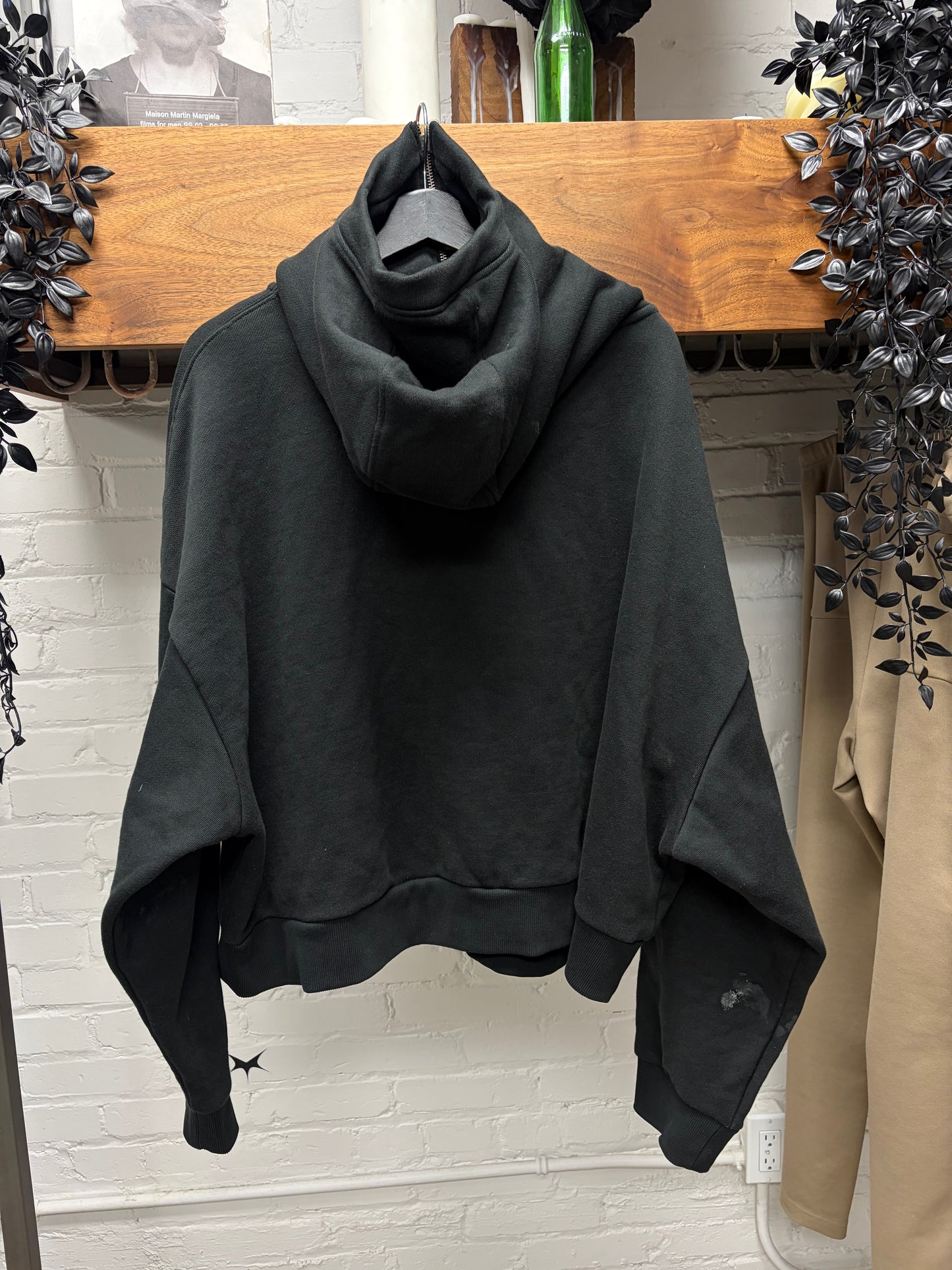 Entire Studios Black ‘Full Zip’ Heavyweight Cotton Hoodie
