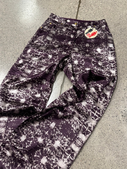 Vintage Jean Paul Gaultier Purple Full Print Pants