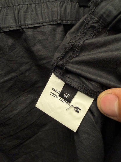 Kris Van Assche Lightweight Black Cotton Knee Length Shorts