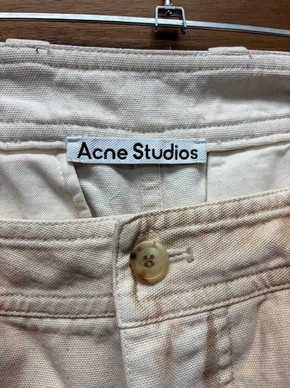 Acne Studios ‘Gradient Dirt Wash’ Cream Cargo Denim