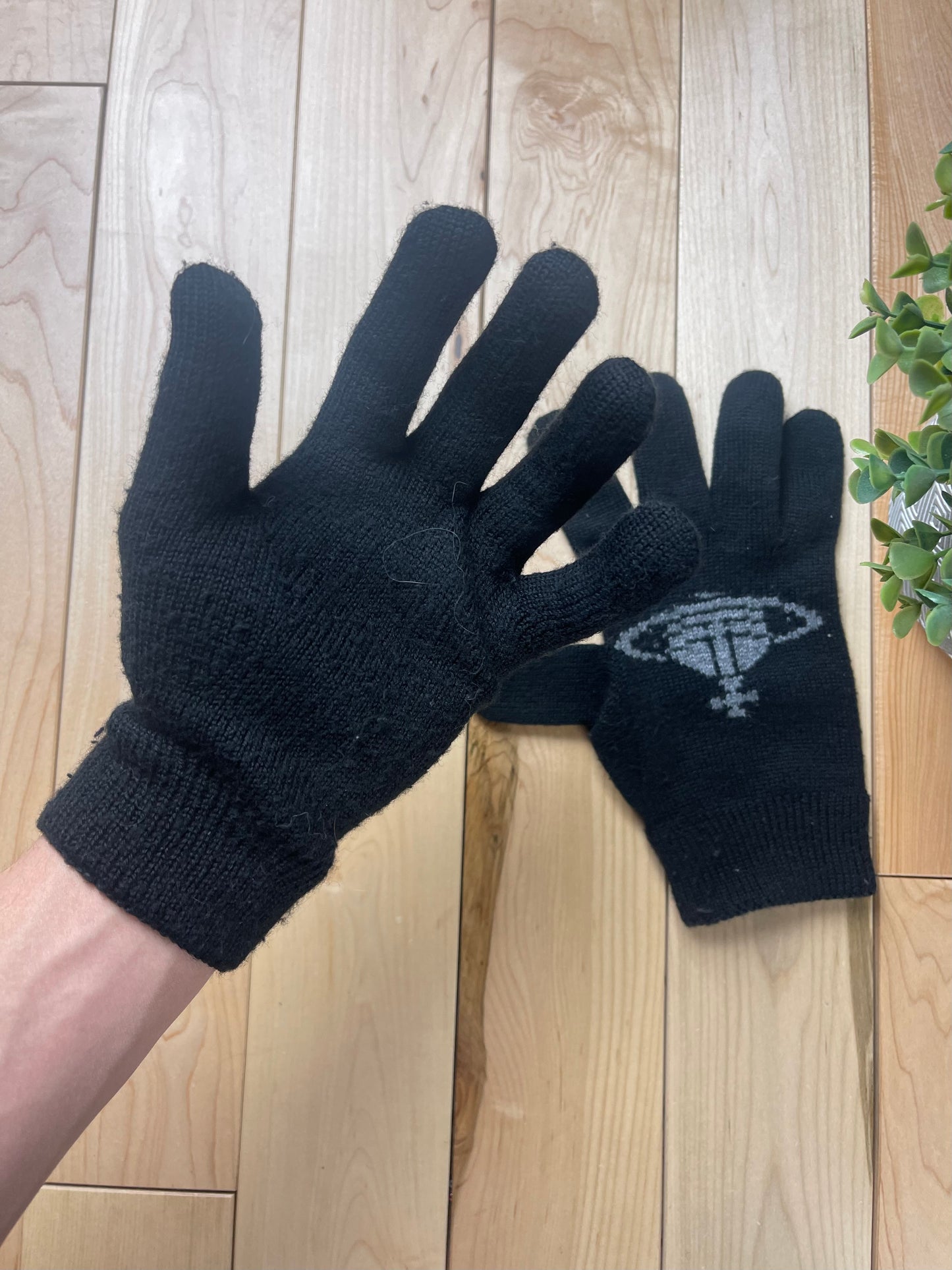 Vivienne Westwood Orb Logo Knitted Gloves