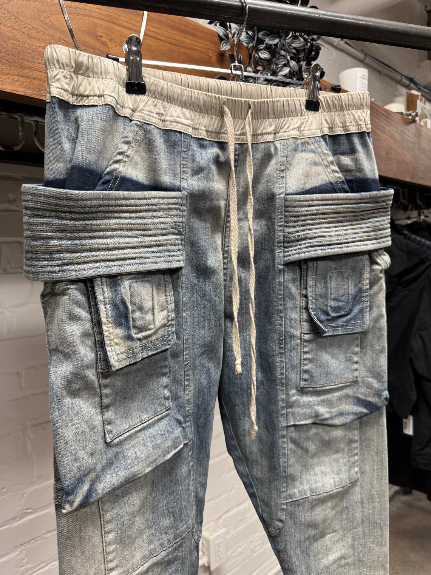 AW2019 Rick Owens ‘Hustler’ Creatch Cargo Pants