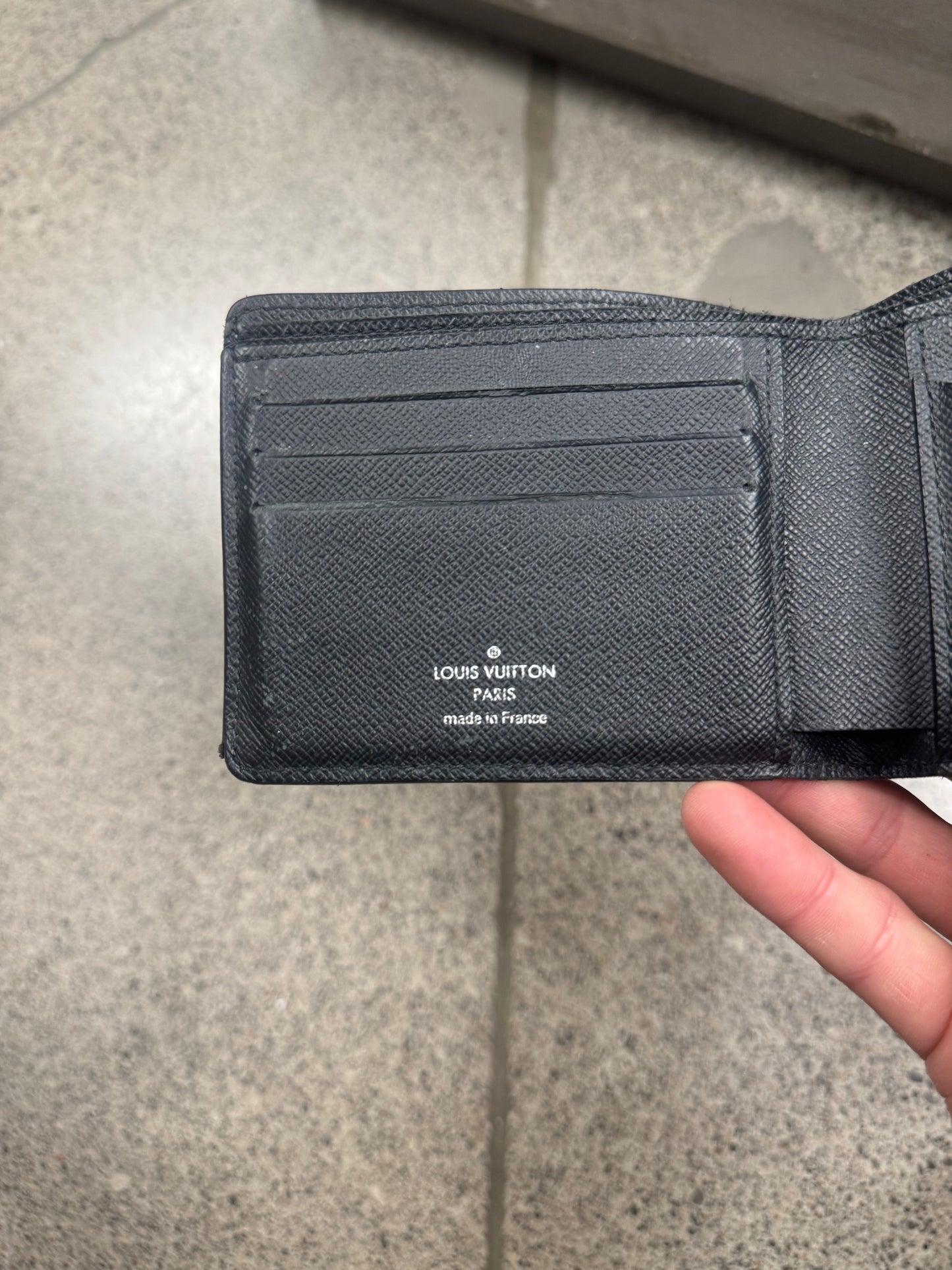 Louis Vuitton ‘Epi’ Black Leather Bifold Wallet