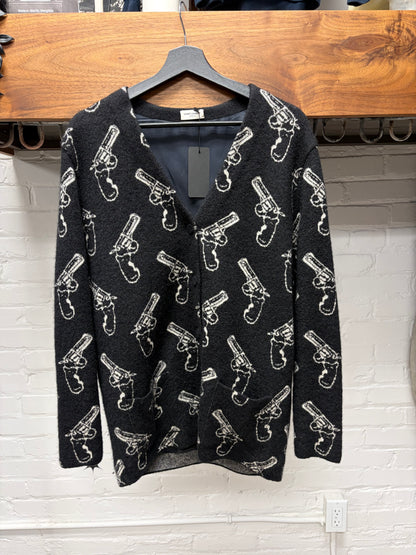 AW2014 Saint Laurent by Hedi Slimane ‘Pistol Print’ Cardigan
