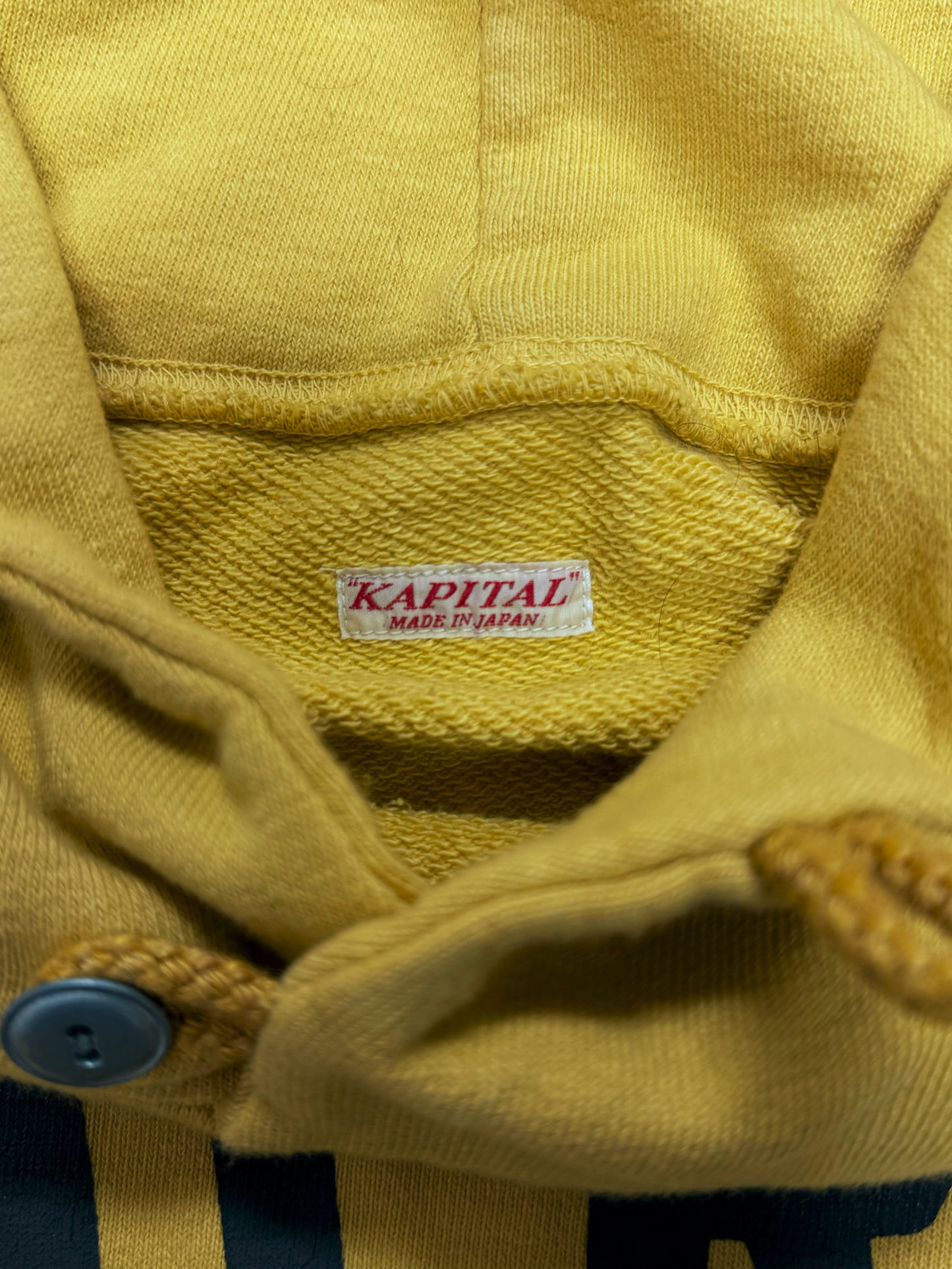 Kapital ‘Surf’ Yellow Pullover Hoodie