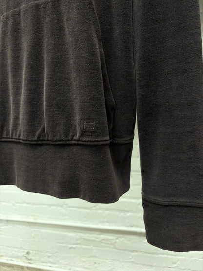 Gucci by Tom Ford Brown Velour Pullover Hoodie