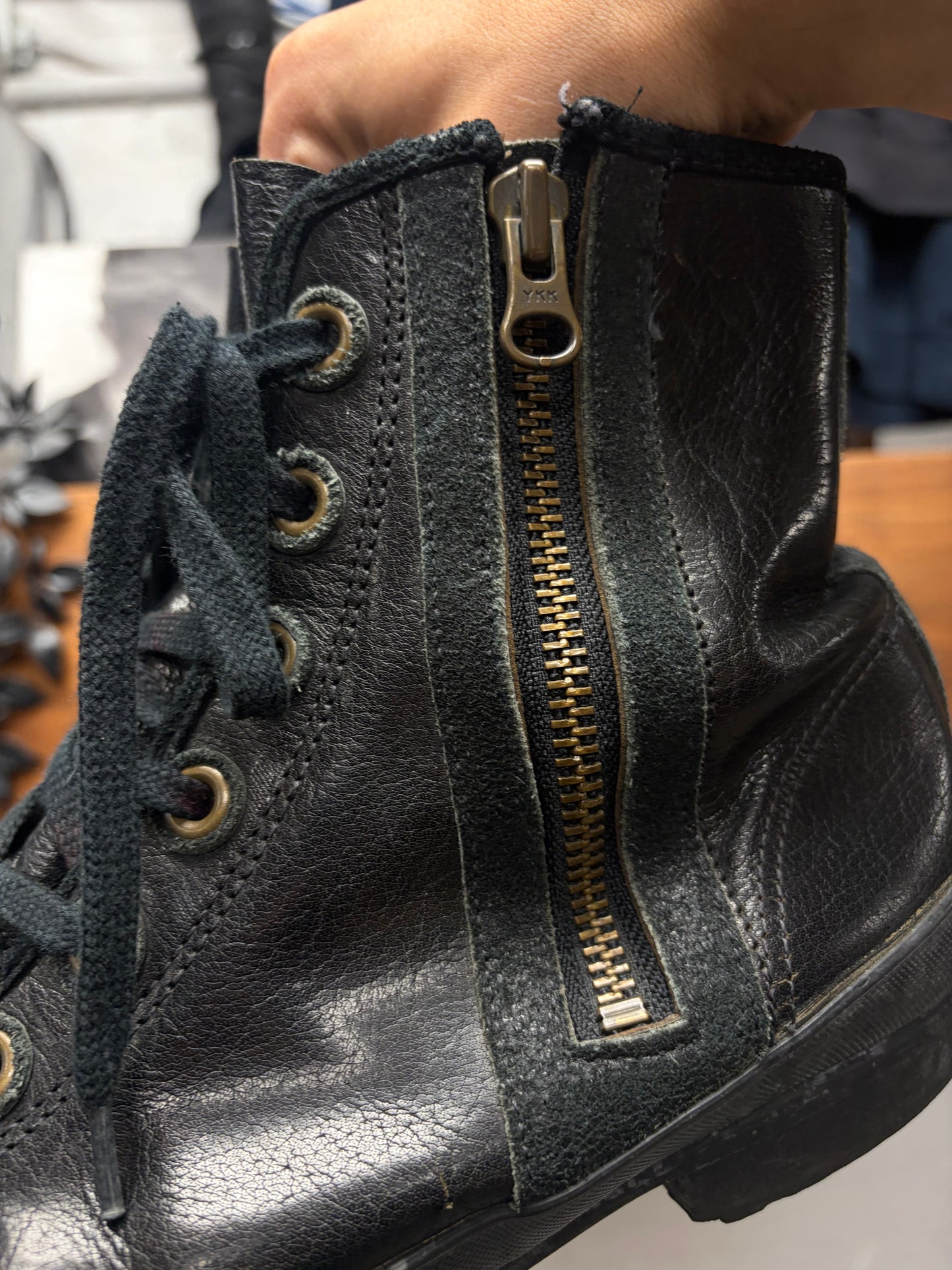 Vintage Issey Miyake ‘Bosey’ Leather Shell Toe Boots