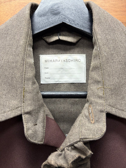 2000s Miharayasuhiro Western Short Sleeve Cutoff Collared Shirt