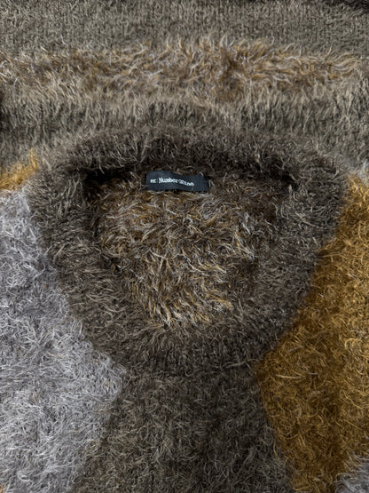 Number (N)ine Argyle Knit Sweater