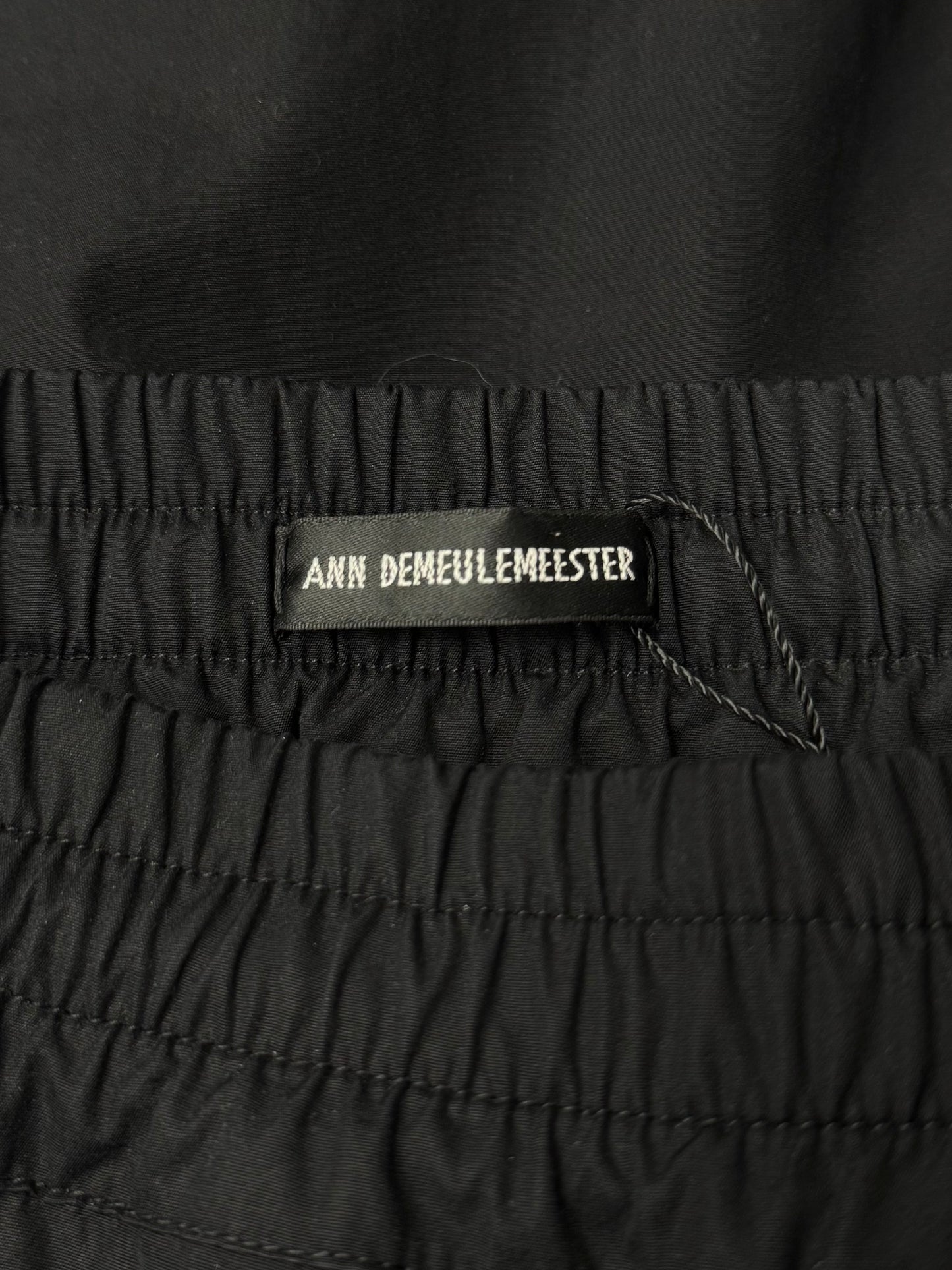 Ann Demeulemeester Wide Leg Lightweight Black Track Pants