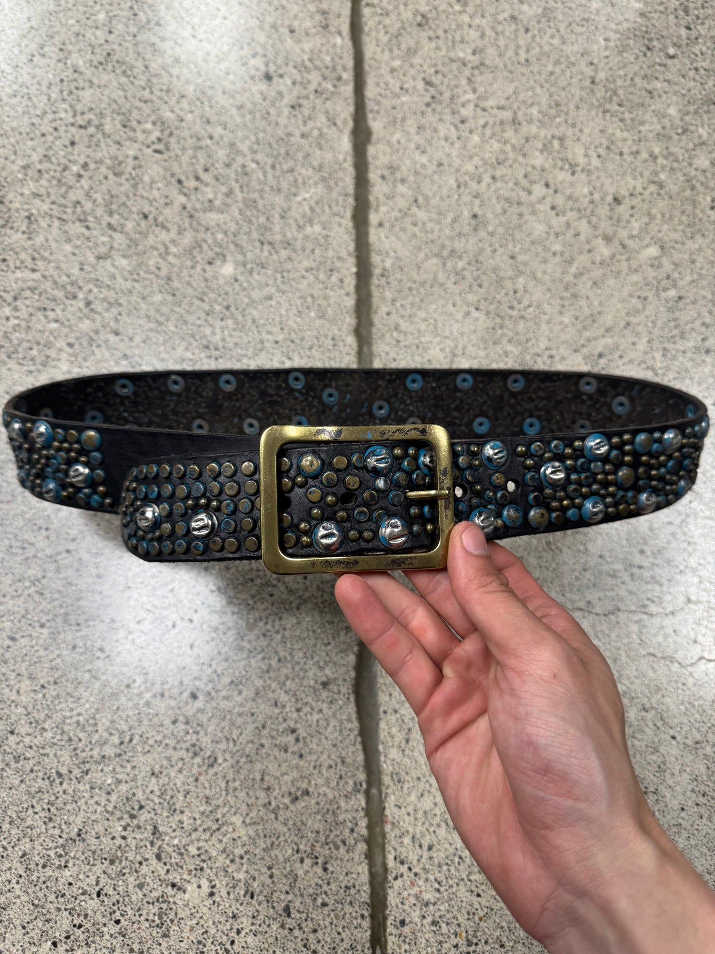 SS2005 Dsquared2 Studded Leather Belt