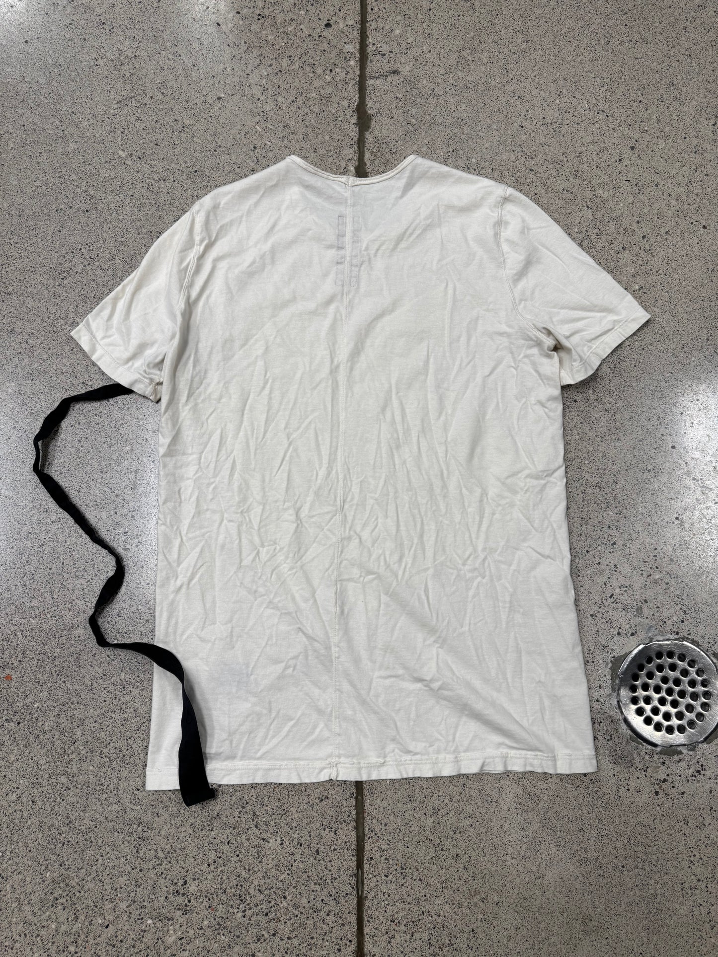Rick Owens DRKSHDW ‘Natural’ White Short Sleeve Shirt