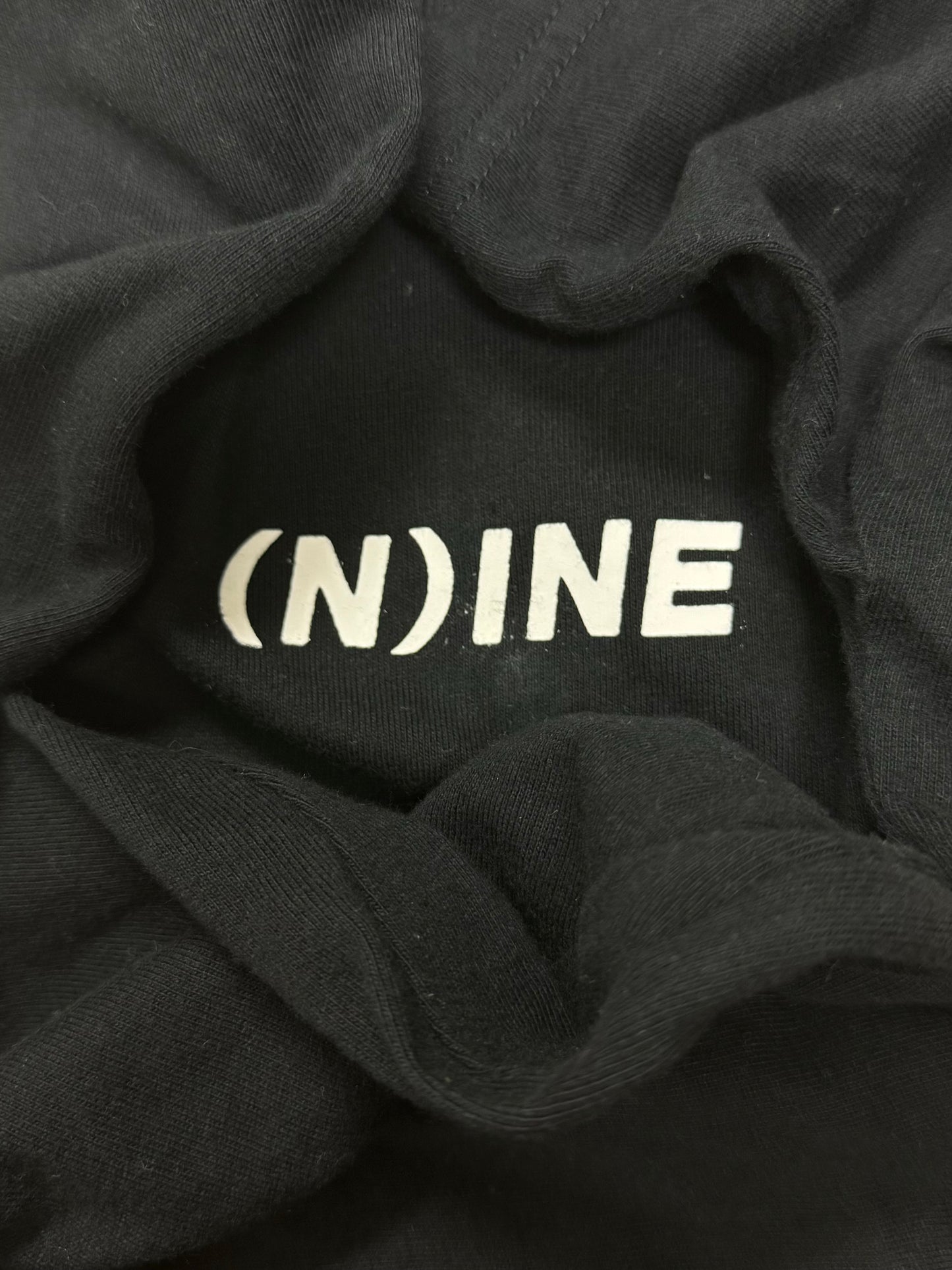 Number (N)ine Chest Logo Black T-Shirt