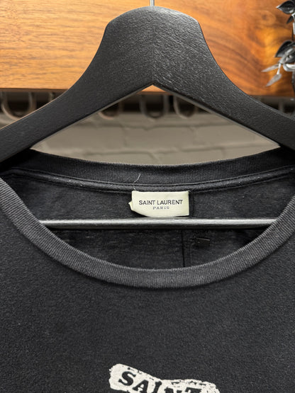 SS2016 Saint Laurent by Hedi Slimane ‘Punk Rocker’ Graphic T-Shirt