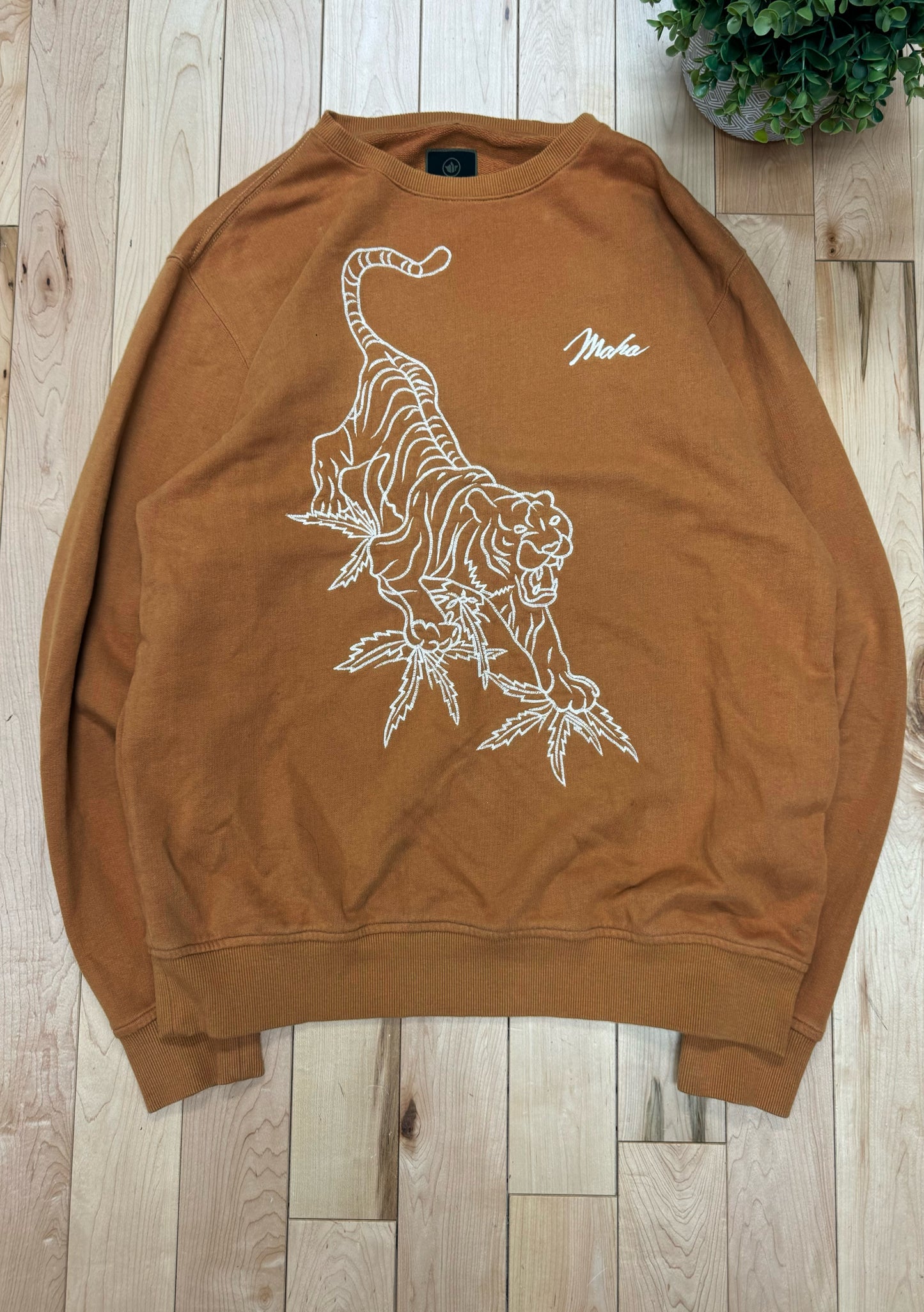 Maharishi ‘Tiger’ Embroidered Logo Sweatshirt