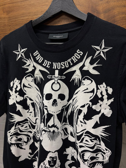 SS2012 Givenchy by Ricardo Tisci ‘Uno Des Nostres’ Skull Print Graphic T-Shirt